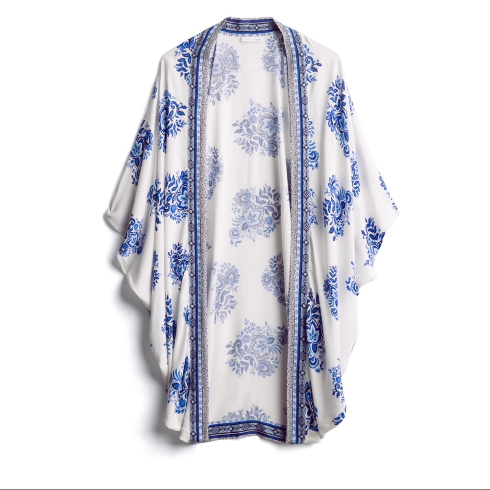 Floral Paisley Cocoon Kimono
